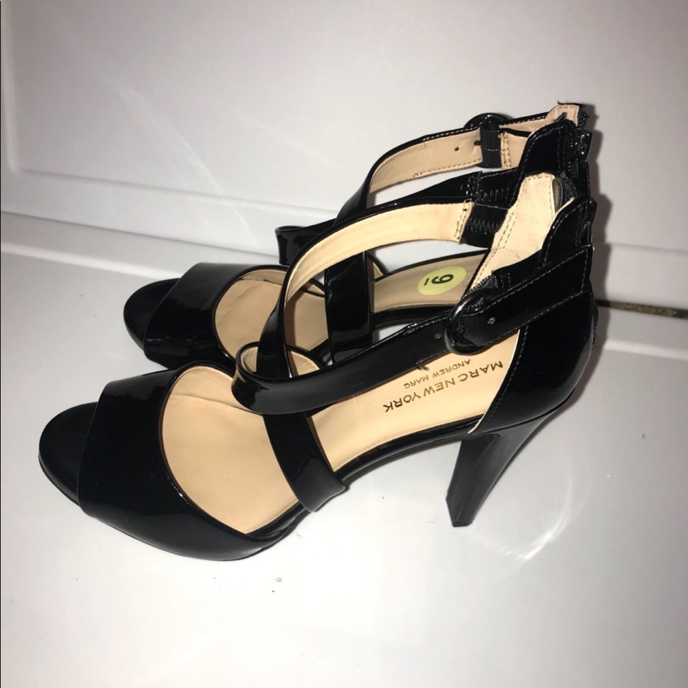 Marc New York Black Patent leather heels, size 9